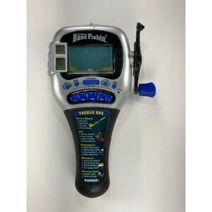 Lunker Bass Fishin Electronic Handheld Game with Reel and Tackle Box